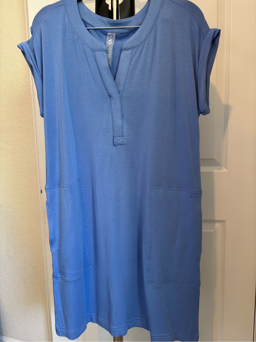 Lou & Grey Light Blue Scubasoft T-shirt Dress